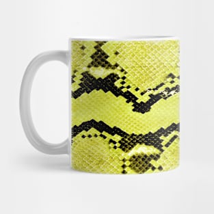 Yellow Snakeskin Pattern Mug